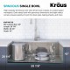 Кухонная мойка Kraus KWF410-33PGM