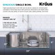 Кухонная мойка Kraus KCH-1000 + смеситель