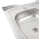 Кухонна мийка Platinum 6060 SATIN 0.5L