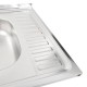 Кухонна мийка Platinum 6060 SATIN 0.5R