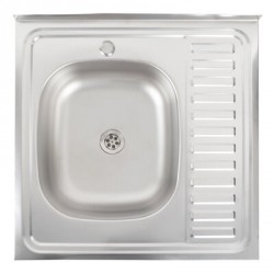 Кухонна мийка Platinum 6060 SATIN 0.5R