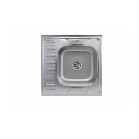 Кухонна мийка Platinum 6060 сатин R 0,7/160