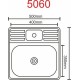 Кухонна мийка Platinum 5050 сатин 0.5/160