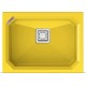 Гранітна мийка Fabiano Crystal 61x46 Yellow