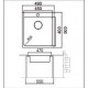 Кухонная мойка UKINOX COMFORT (P) 480.480 GT 8K