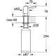 Дозатор FRANKE для жидкого моющего средства SDR (119.0155.993)