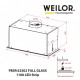 Витяжка WEILOR Вытяжка WEILOR WEILOR PBE 6230 GLASS WH 1100 LED