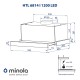 Витяжка Minola HTL 6814 WH 1200 LED
