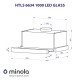 Витяжка Minola 6634 BLF 1000 LED GLASS