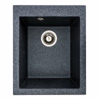 Гранітна мийка Platinum 4150 SOKIL матова (графіт)