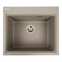 Гранітна мийка Platinum 5852 VESTA матова Титан