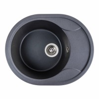 Гранітна мийка Platinum 5847 ONYX матова Моріон