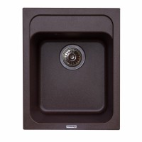 Гранітна мийка Platinum 4050 KORRADO матова Мокко