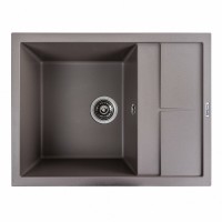 Гранітна мийка Platinum 6550 LOTOS матова Дюна