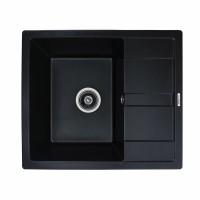 Гранітна мийка Platinum 5851 ARIA матова Чорна