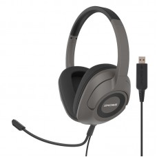 Гарнітура комп'ютерна стерео Over-Ear Koss SB42, USB, Uni Mic, 2.4м, сірий