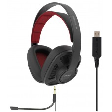 Гарнітура комп'ютерна стерео Over-Ear Koss GMR/545 AIR Gaming, USB/3.5мм, Uni Mic, 2.4м/1.2м, Чорний