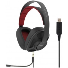 Гарнітура комп'ютерна стерео Over-Ear Koss GMR/540 ISO Gaming, USB/3.5мм, Uni Mic, 2.4м/1.2м, Чорний