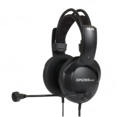 Гарнітура комп'ютерна стерео Over-Ear Koss SB40, 2x 3.5мм, Uni Mic, 2.4м, Чорний