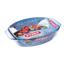 Форма с/к PYREX Irresistible форма скл.овал. 39х27х7см (4л) (412B000/8044)