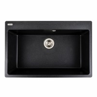 Гранітна мийка Platinum 7850 Bogema матова Карбон