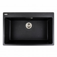 Гранітна мийка Platinum 7850 Bogema матова Карбон
