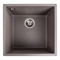 Гранітна мийка Platinum 4040 RUBA матовий Дюна