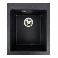 Гранітна мийка Platinum 4150 SOKIL матова Карбон
