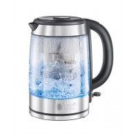 Електрочайник Russell Hobbs Clarity 1л, скло, чорний