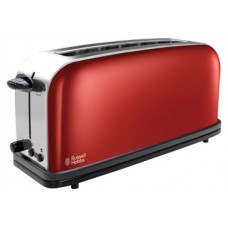 Тостер Russell Hobbs Classic 1100Вт, довгі слоти, метал, червоний