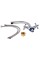 Змішувач для кухні Lidz Lamb 276F двохвентильний LDLAM276FCRM22019 Chrome