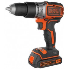 Шуруповерт BLACK&DECKER BL188KB, ударний, бесщет, 18V, 52Нм, 2ак.