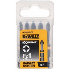 Акс.інстр DeWALT Біти ударні IMPACT TORSION Pz1, 50мм, 5шт.