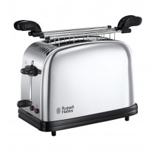 Тостер Russell Hobbs Chester 1200Вт, метал, сріблястий