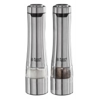Млини для солі та перцю Russell Hobbs ААх4, керамічні жорна, сталевий
