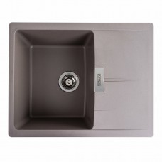 Гранітна мийка Platinum 6250 ZIRKONE матова Дюна