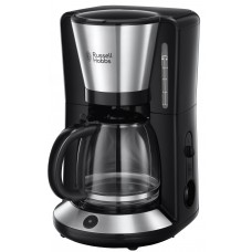 Кавоварка Russell Hobbs крапельна Adventure, 1.25л, мелена, чорно-сріблястий