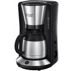 Кавоварка Russell Hobbs крапельна Adventure, 1л, мелена, чорно-сріблястий