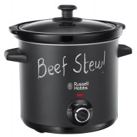 Повільноварка Russell Hobbs ChalkBoard, 200Вт, чаша-3.5л, механічне керув., нерж. сталь, чорний