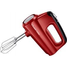 Міксер Russell Hobbs ручний Desire 350Вт, насадки-4, турборежим, червоно-чорний