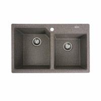 Гранітна мийка Platinum 7850 HARMONY матова Мікс