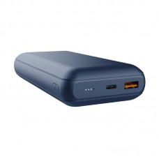 Акумулятор портативний літій-іонний power bank Trust Redoh, 20000мА·год, USB-A/2хUSB-C, 18W, QC 3.0, PD, синій