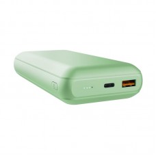 Акумулятор портативний літій-іонний power bank Trust Redoh, 20000мА·год, USB-A/2хUSB-C, 18W, QC 3.0, PD, зелений