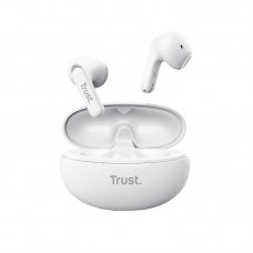 Навушники TWS Trust Yavi Earphones BT 5.3, ENC, SBC, Mic, Білий