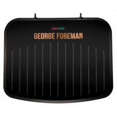 Гриль George Foreman притискний Fit Grill Copper Medium 1630Вт, темп. режимів-1, пластик, чорний