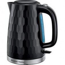 Електрочайник Russell Hobbs Honeycomb 1.7л, пластик, чорний