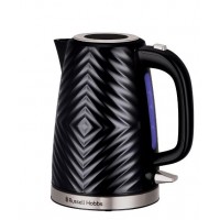 Електрочайник Russell Hobbs Groove Black, 1.7л, пластик, Strix, чорний
