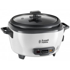 Рисоварка Russell Hobbs Medium, 300Вт, чаша-1.4л, електронне керув., знімна кришка, сіро-чорний