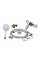 Змішувач для душу Lidz Sofi 010 (з душовим гарнітуром) (k35) LDSOF010CRM29156 Chrome