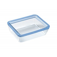 Форма с/к PYREX Pure Glass 0.8 л прямокут.19x14x5см скл.криш (241A000)